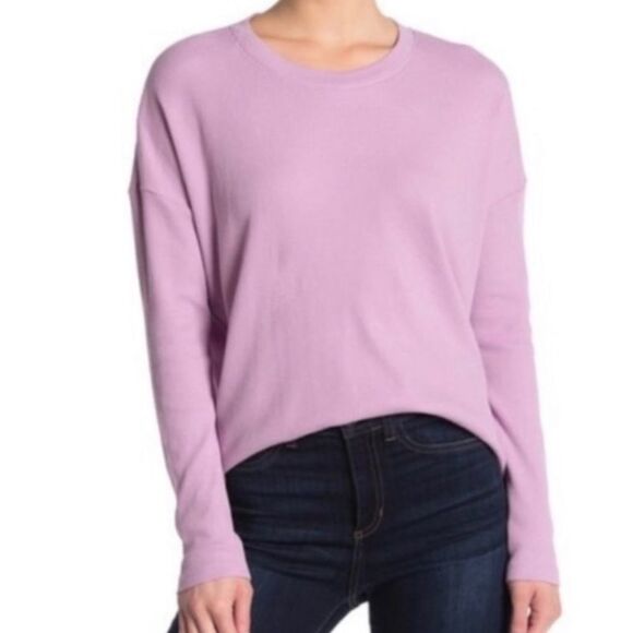 NWT Madewell Ex-Boyfriend Long Sleeve Thermal Top - Picture 1 of 7